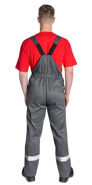 Костюм ЭКСПЕРТ-2 с ПК (т.серый/красный)