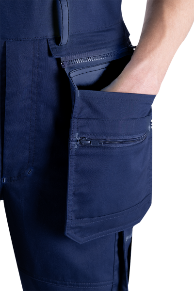 Полукомбинезон ACTIVE FLEX / АКТИВ ФЛЕКС (т.синий/флуоресцентный желтый)