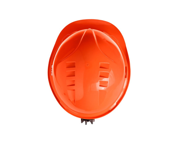 Каска ЕЛАНПЛАСТ ЕВРОПА-ЛЮКС с храповником (оранжевый)