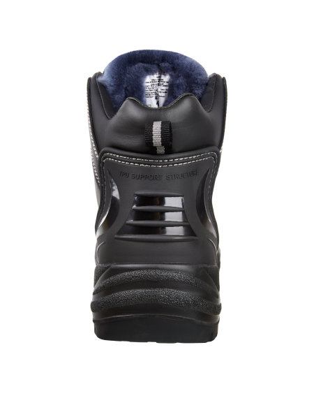 Ботинки STRONG NITRO нат. мех с КП и КС (черный/серый)