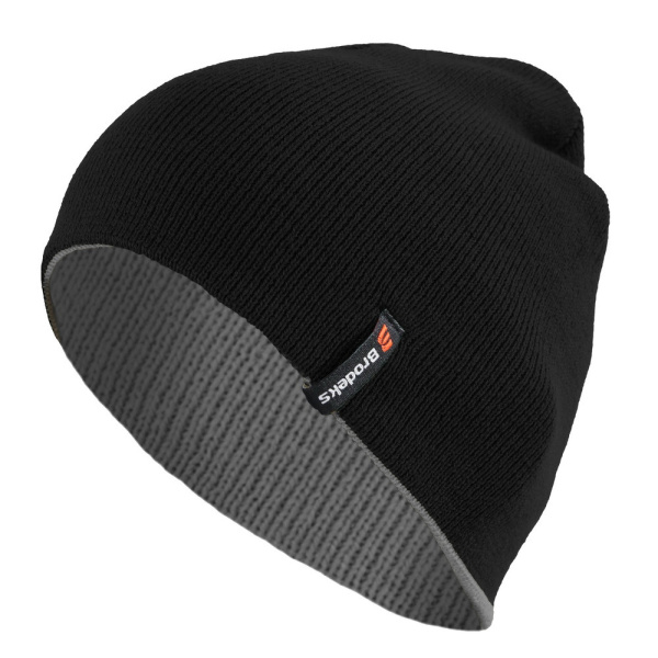Шапка BRODEKS LIGHT BICOLOR (черный/серый)