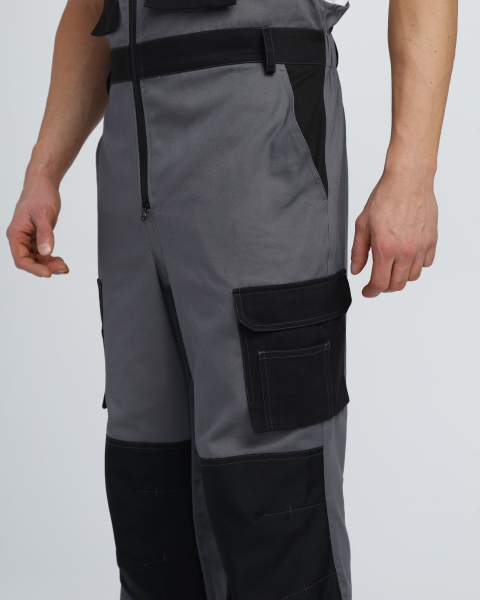 Полукомбинезон МИЛАН NEW CH МВО (т.серый/черный)