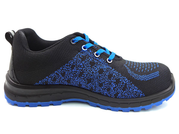 Полуботинки МИСТРАЛЬ AZ001-CK ПУ-ТПУ с КП и КС (синий/черный)