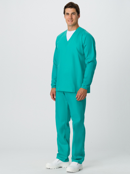 Костюм ХАССП-БАЗА с БР (бирюзовый)