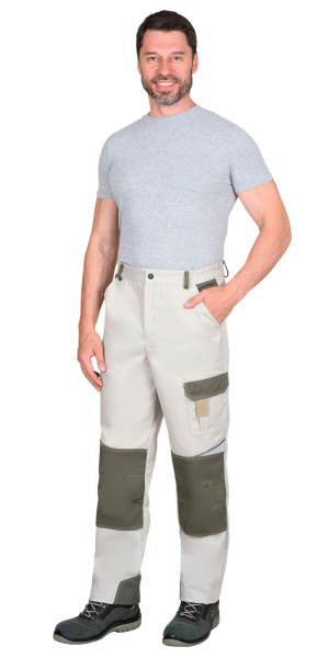 Брюки СИРИУС-КАСПИЙ (молочный/оливковый/песочный)