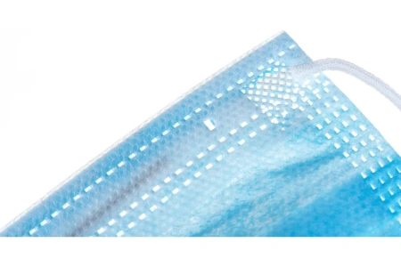 Маска для лица гигиеническая, трёхслойная. ОТГРУЗКА КРАТНО 50 ШТ.