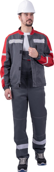 Костюм РОУД с ПК (серый/красный)