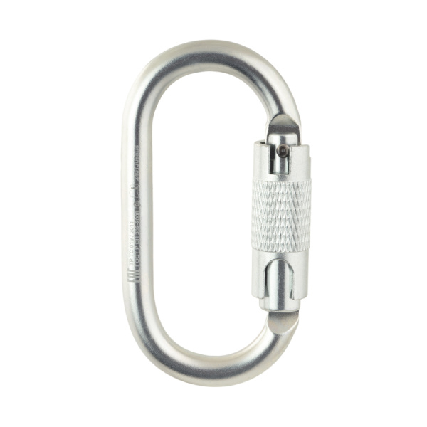 Карабин СТАЛЬНОЙ ОВАЛ с байонетной муфтой 16мм