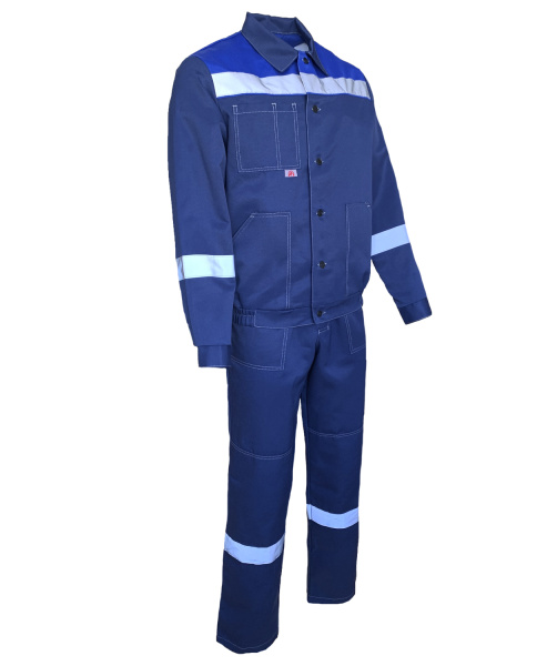 Костюм ЕНИСЕЙ с ПК (т.синий/васильковый)