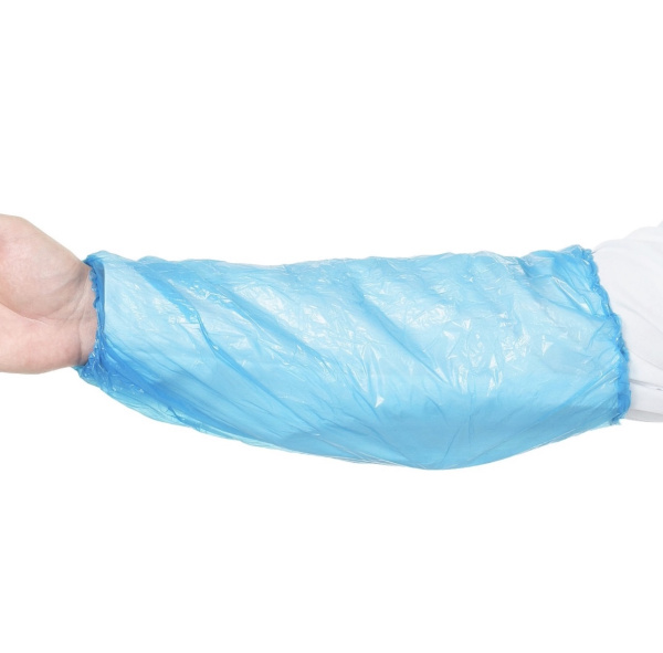 Нарукавники одноразовые (белые, голубой) ОТГРУЗКА КРАТНО 50 ПАР 100ШТ
