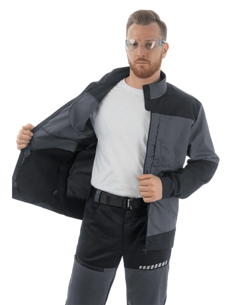 Куртка BRODEKS KS 234 (серый/черный)