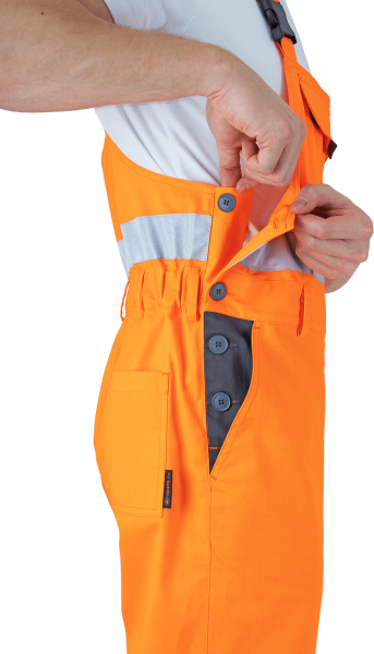 Костюм РЕФЛЕКТ-2 сигнальный с ПК (оранжевый/серый)