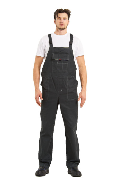 Костюм ФАВОРИТ с ПК саржа (серый/св.серый)