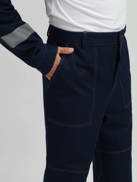 Костюм ЛИГОР-1 СОП с БР (т.синий/васильковый)