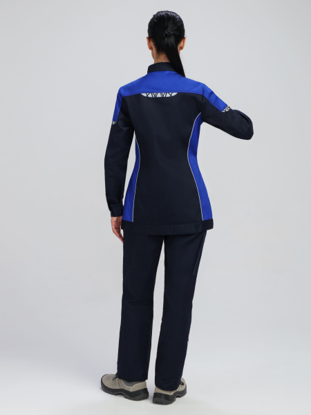 Куртка ProfLineSpecialist женская (т.синий/васильковый)