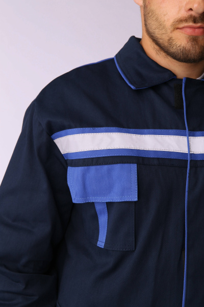 Костюм для ИТР с ПК (т.синий/васильковый)