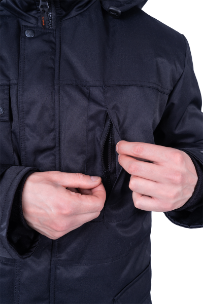 Куртка ЗАЩИТА зимняя (черный)