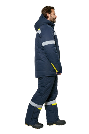 Костюм ВАЛДАЙ-НОРД зимний с ПК (т.синий/желтый)