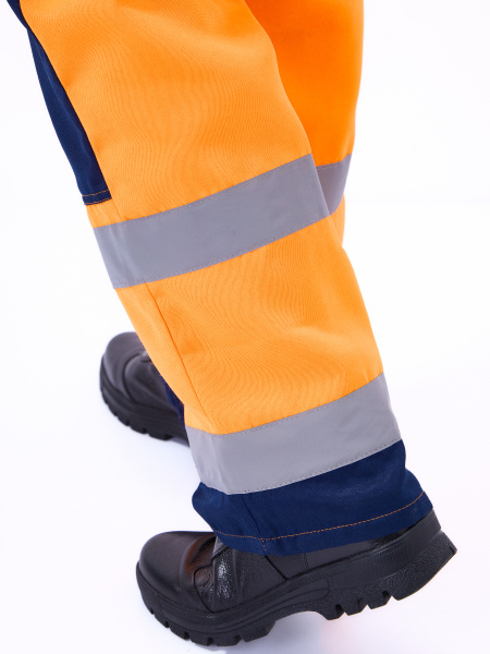 Костюм СКАНДИН с ПК (оранжевый/т.синий)