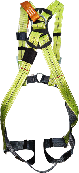 Страховочная привязь СП-02-01 со спинным удлинителем, идентиф. книжкой и световозвр. нитью 