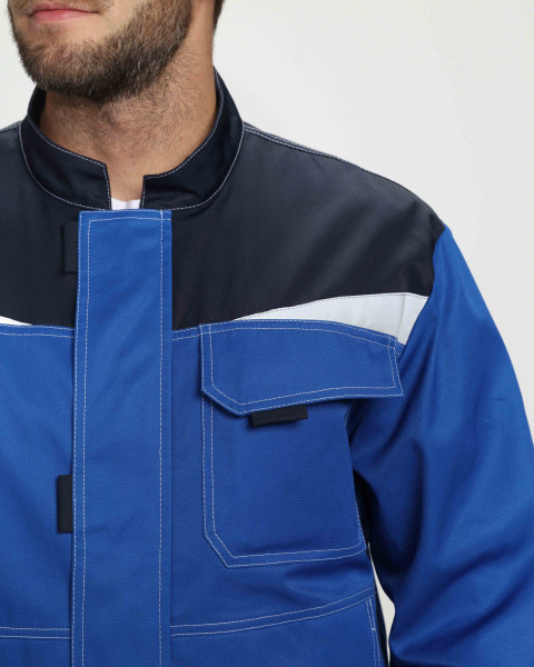 Костюм СТРОЙ-2 CH с ПК (васильковый/т.синий)