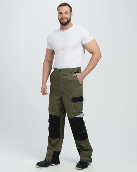 Костюм ВЕКТРОН-1 МВО с БР (хаки/черный/бежевый)