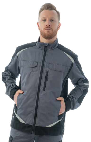 Куртка Brodeks KS 202 C (графит серый/черный)