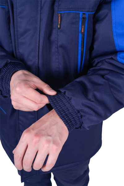 Куртка СПЕЦ зимняя (т.синий/васильковый)