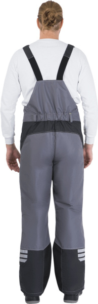 Полукомбинезон ЭДВАНС зимний (серый/т.серый/черный)