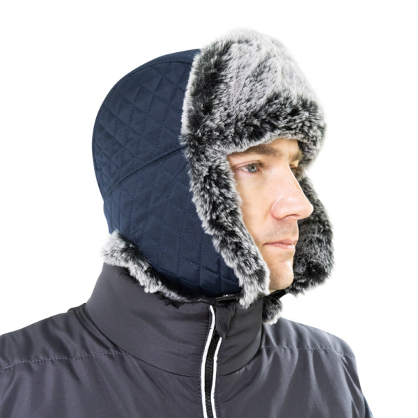 Шапка-ушанка BRODEKS EXTREME KM 109 (синий)