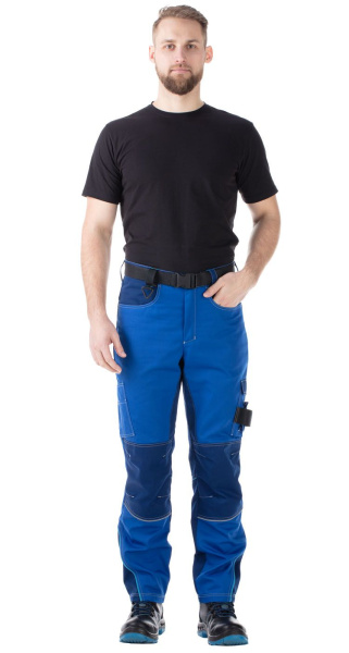 Костюм ИНДЕВОР с БР (васильковый/т.синий)