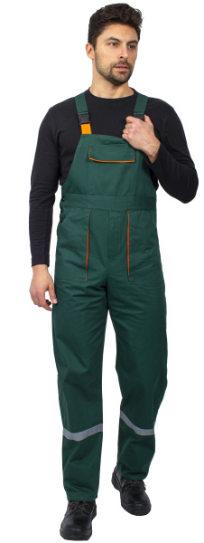 Костюм РЕСПЕКТ с ПК (т.зеленый/оранжевый)