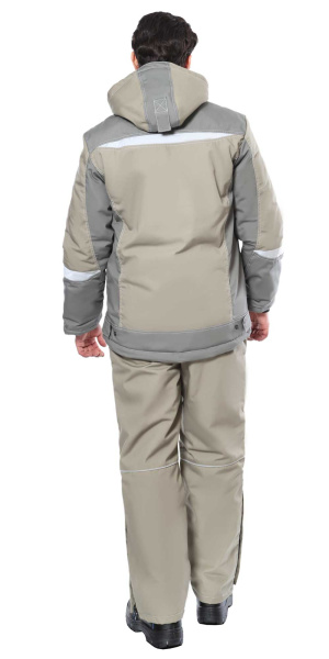 Костюм СИРИУС-ОЗОН зимний с БР (св.оливковый/т.оливковый)