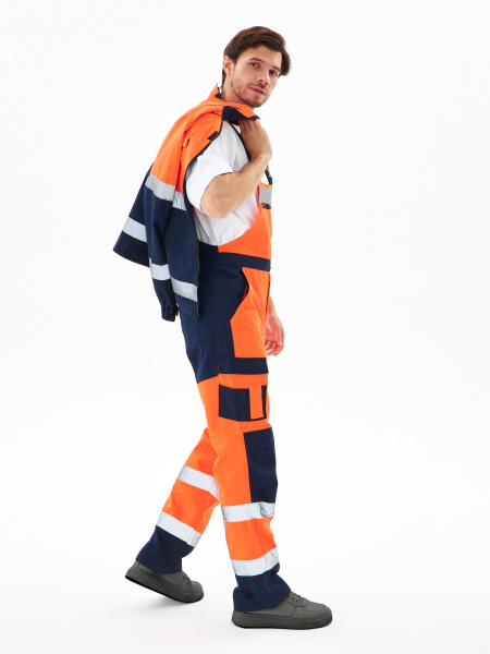 Костюм сигнальный PROFLINE SPECIALIST-2 с ПК (оранжевый/т.синий)