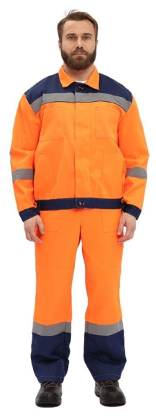 Костюм ЛЕГИОН с ПК (оранжевый/т.синий)