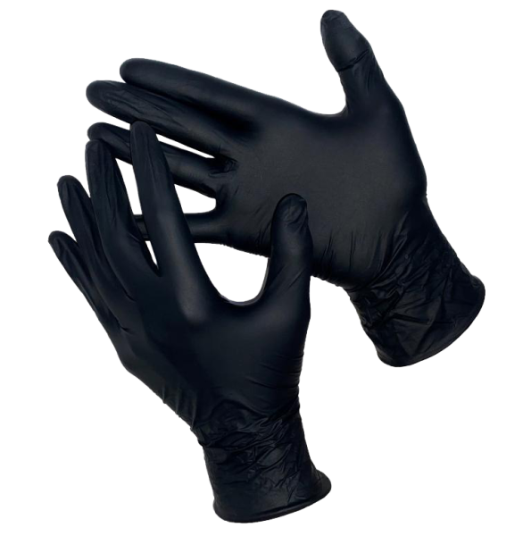Перчатки DELTAGRIP TOTAL BLACK нитриловые неопудренные (черный) ОТГРУЗКА КРАТНО 50 ПАР 