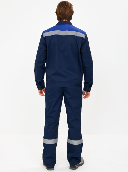 Костюм ЛИГОР-1 ПРЕМИУМ СОП К. с БР (т.синий/васильковый)
