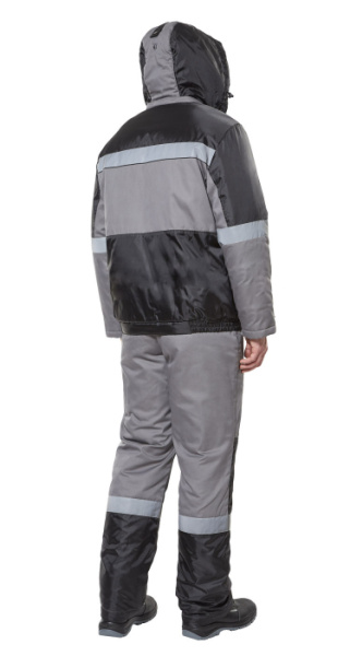 Костюм СТАТУС NEW с ПК (серый/черный)