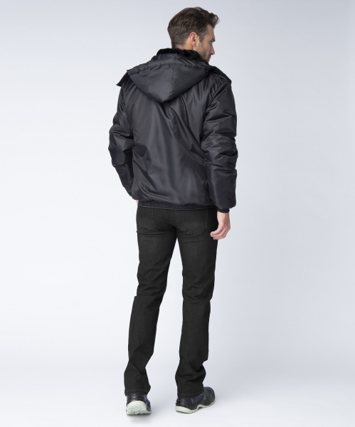 Куртка зимняя для Охранника укороченная, черный