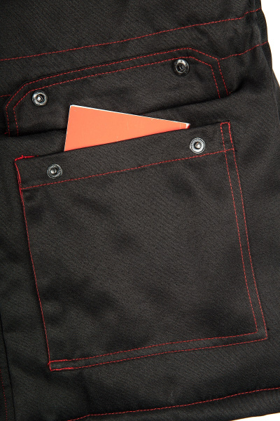 Костюм НЕЙЧ-2 зимний с ПК (черный/красный)