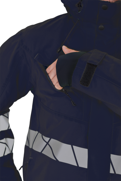 Куртка ACTIVE утепленная (синий/черный)