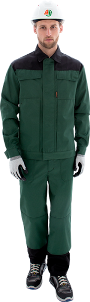 Костюм ТЕХНИК 2 с ПК (т.зеленый/черный)