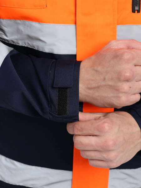 Куртка-трансформер PROFLINE SPECIALIST МВО сигнальная (оранжевый/т.синий)