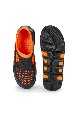 Кроссовки ЭВА (черный/оранжевый)