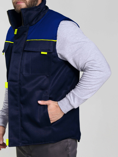 Жилет ФЛОФТ зимний (т.синий/васильковый)