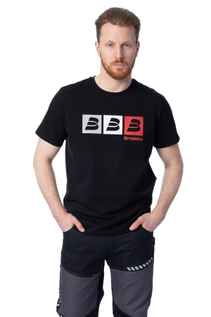 Футболка BRODEKS KS705 (черный)