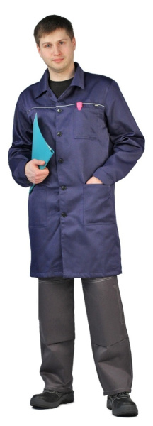 Халат ВАЛЕНТ (т.синий)