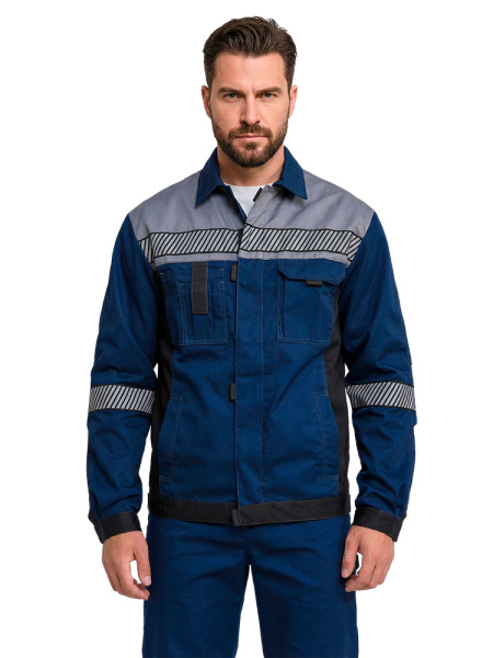 Костюм RONTA KS261 с БР (т.синий/серый/черный)