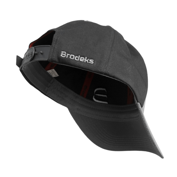 Бейсболка BRODEKS KM130 (серый/черный)