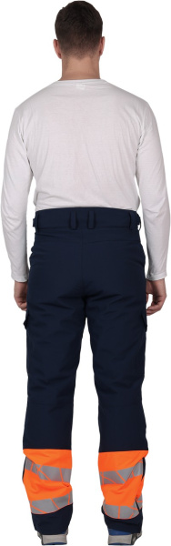 Брюки ACTIVE зимние (синий/оранжевый)